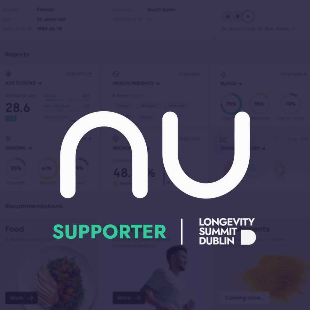 Nu – Official Supporter of Longevity Summit Dublin 2025